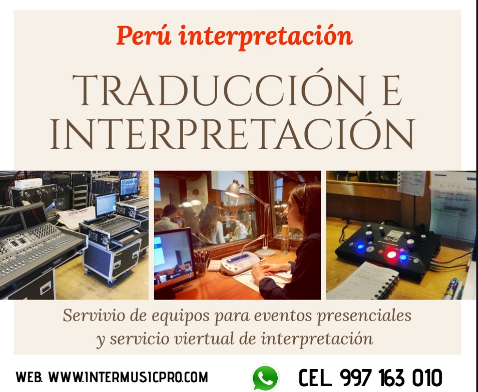 Perú Traducción .Traducción de idiomas para eventos .