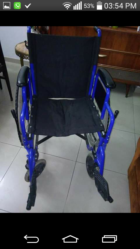 Alquiler de sillas de ruedas seminuevas