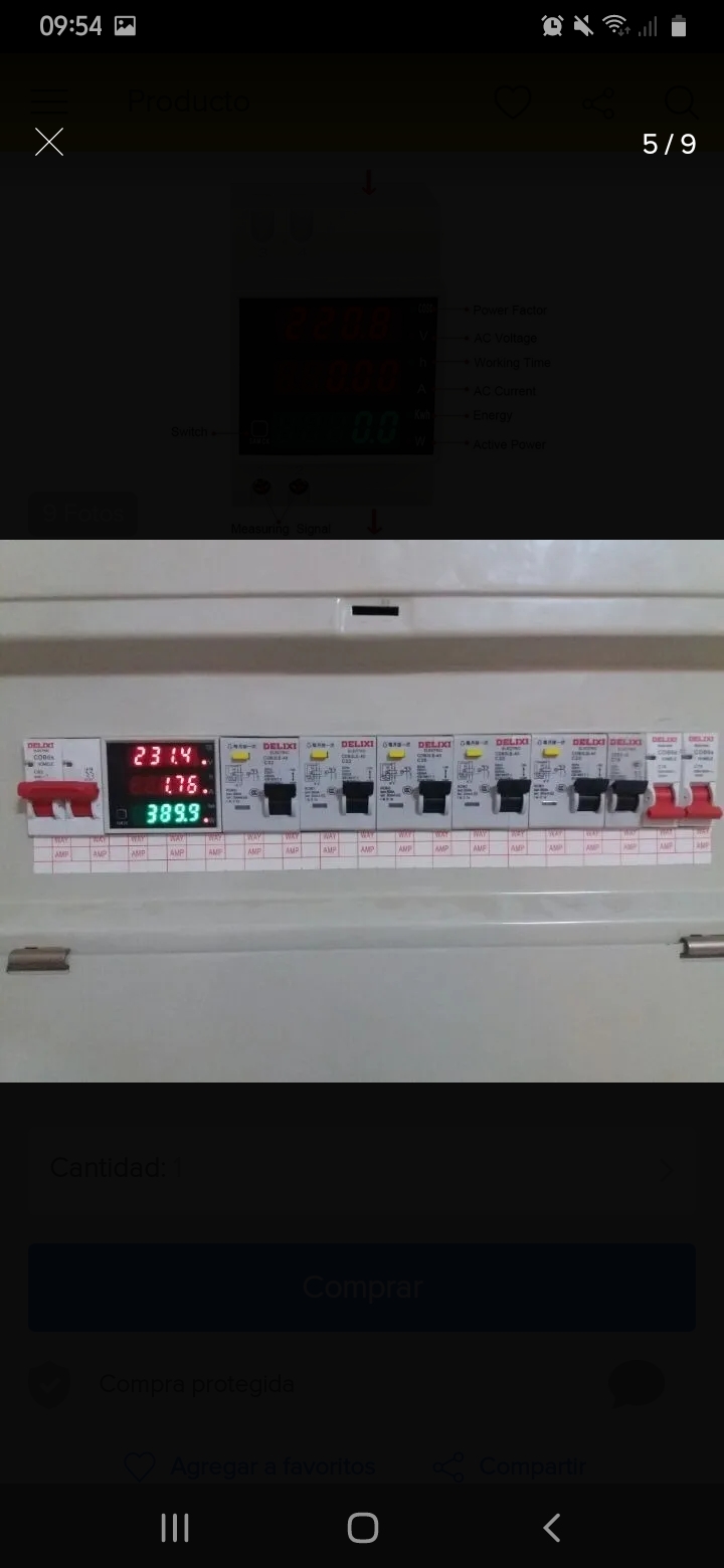 Medidores electricos compactas y modernas