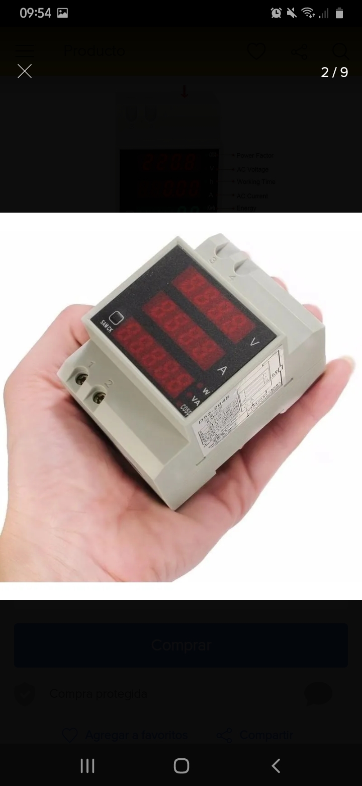 Medidores electricos compactas y modernas