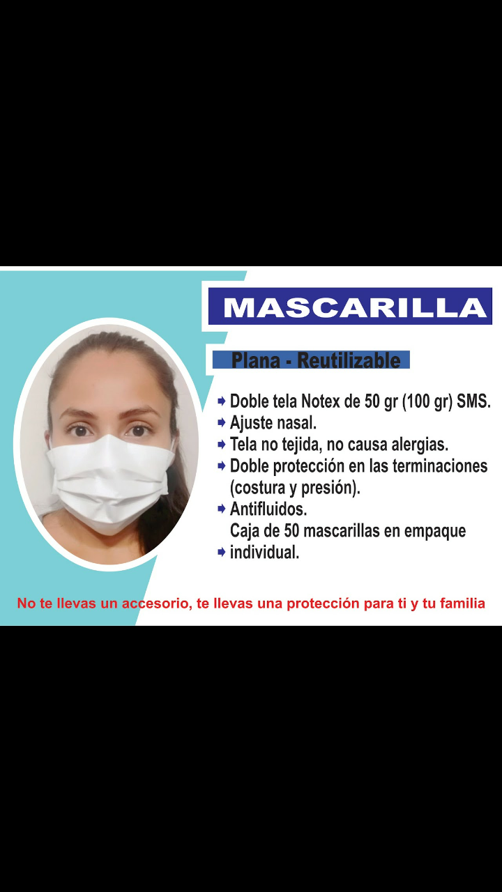 Aqui encontraras la mejor Mascarilla o Tapa Boca de Notex