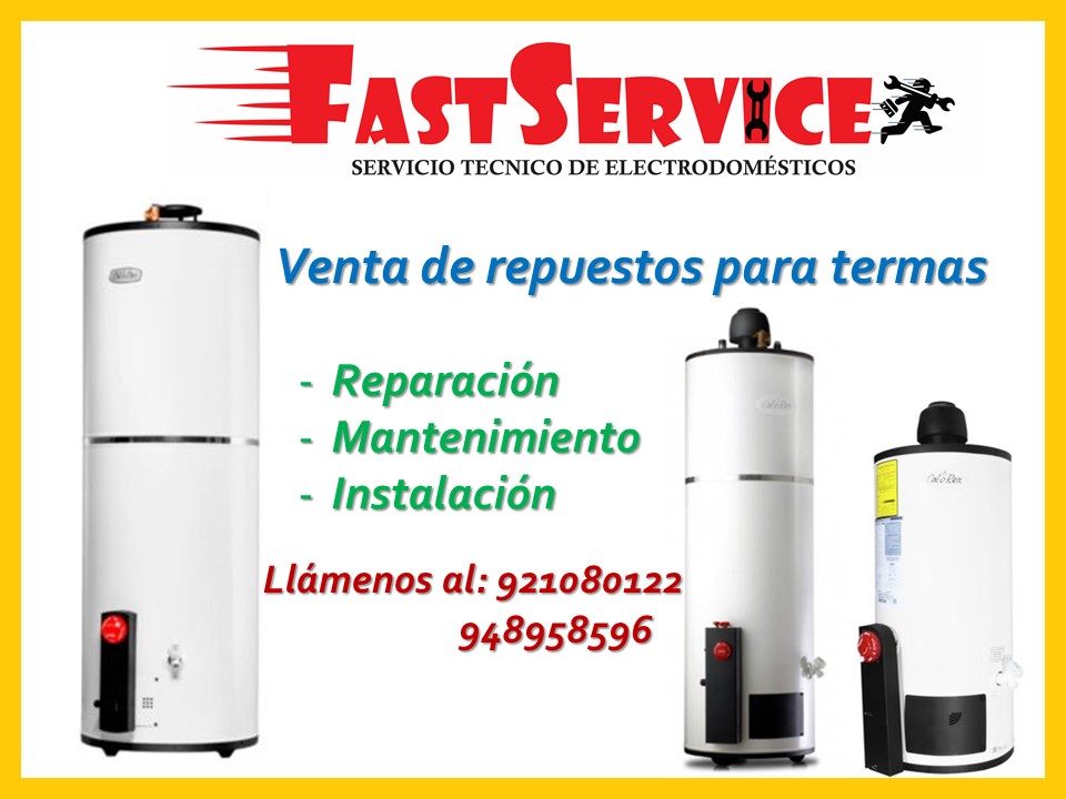 Servicio técnico de termas CALOREX a gas eléctricas