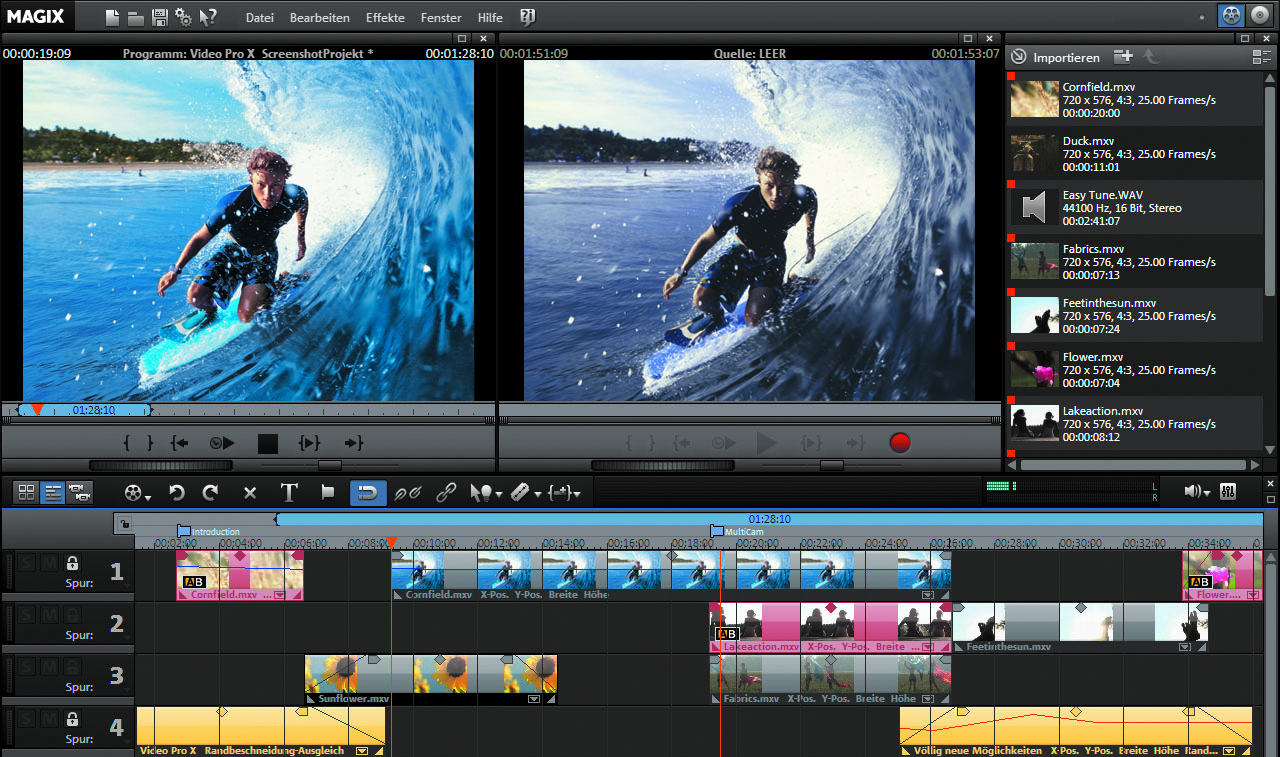 editando de forma remota todo los vídeos