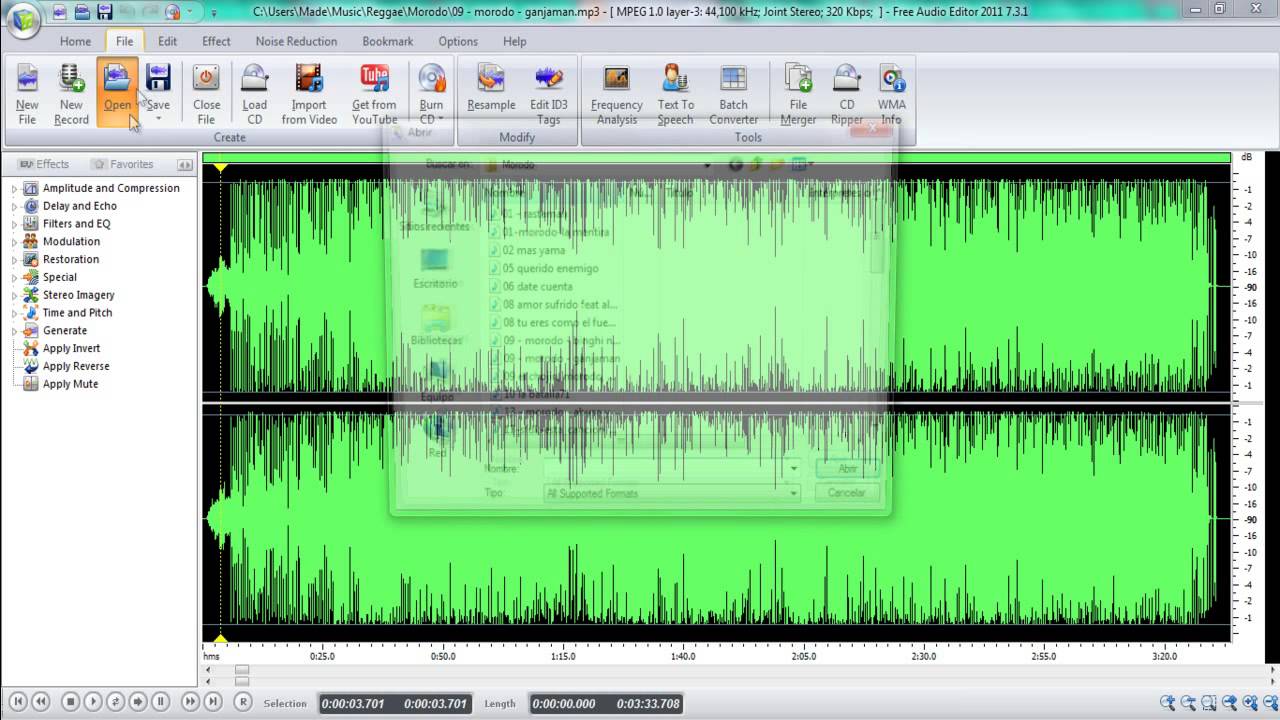 Estudio de grabación para grupos y solista todo en vivo