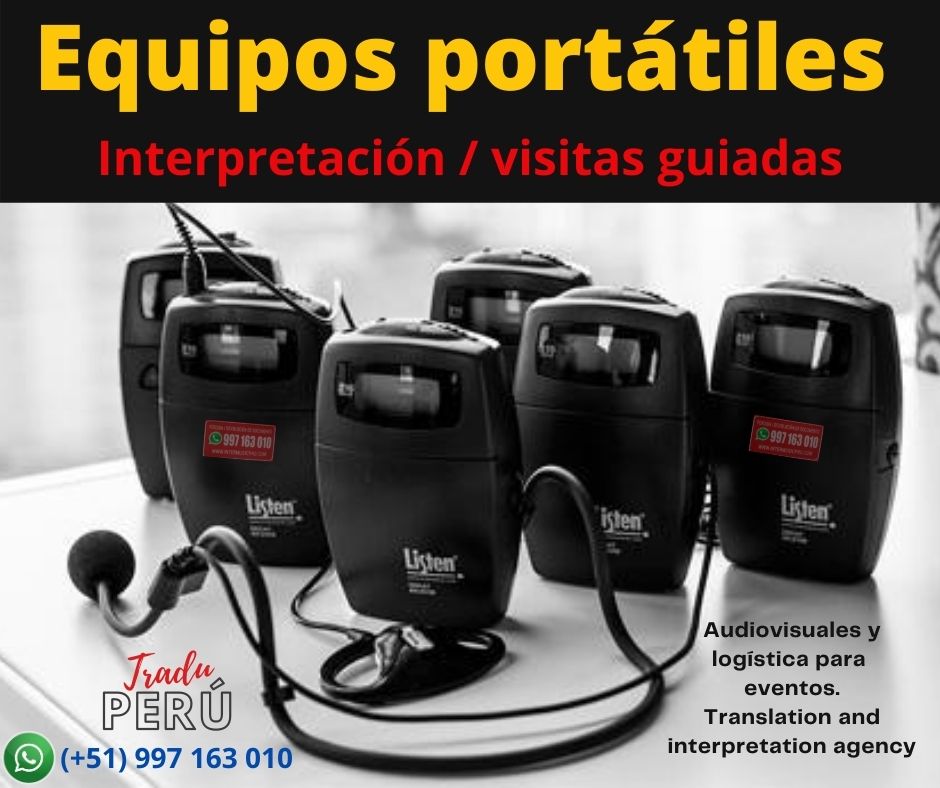 Traducción idiomas eventos Perú