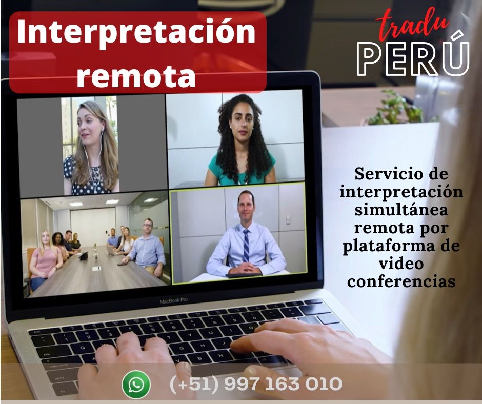 Traducción de idiomas REMOTA Y FISICA. Perú Interpretación.