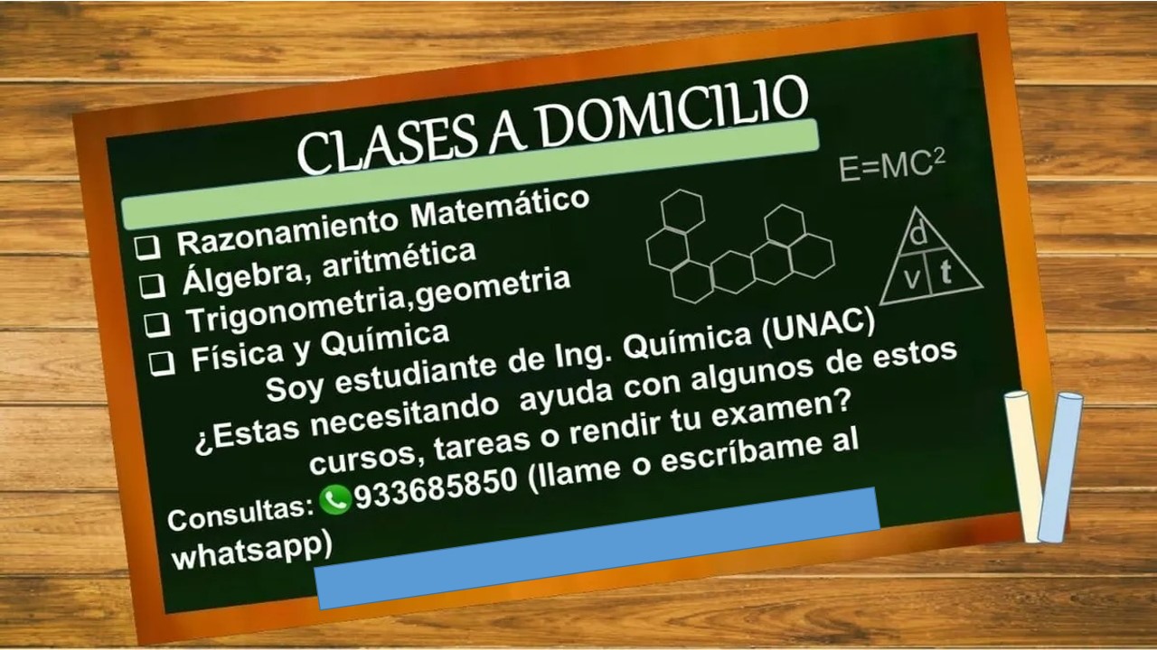 PROFESOR DE MATEMATICAS, FISICA Y QUIMICA