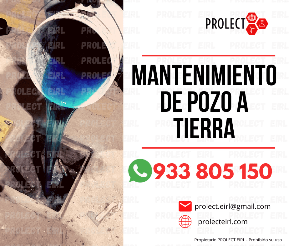 Mantenimiento de pozo a tierra mas certificado