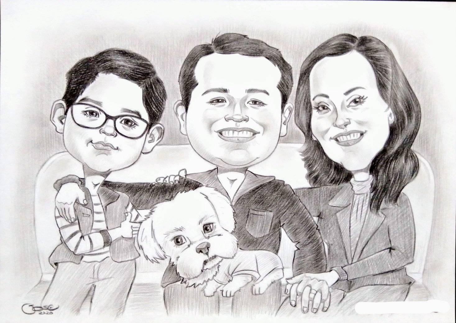Caricaturas para parejas y toda la familia