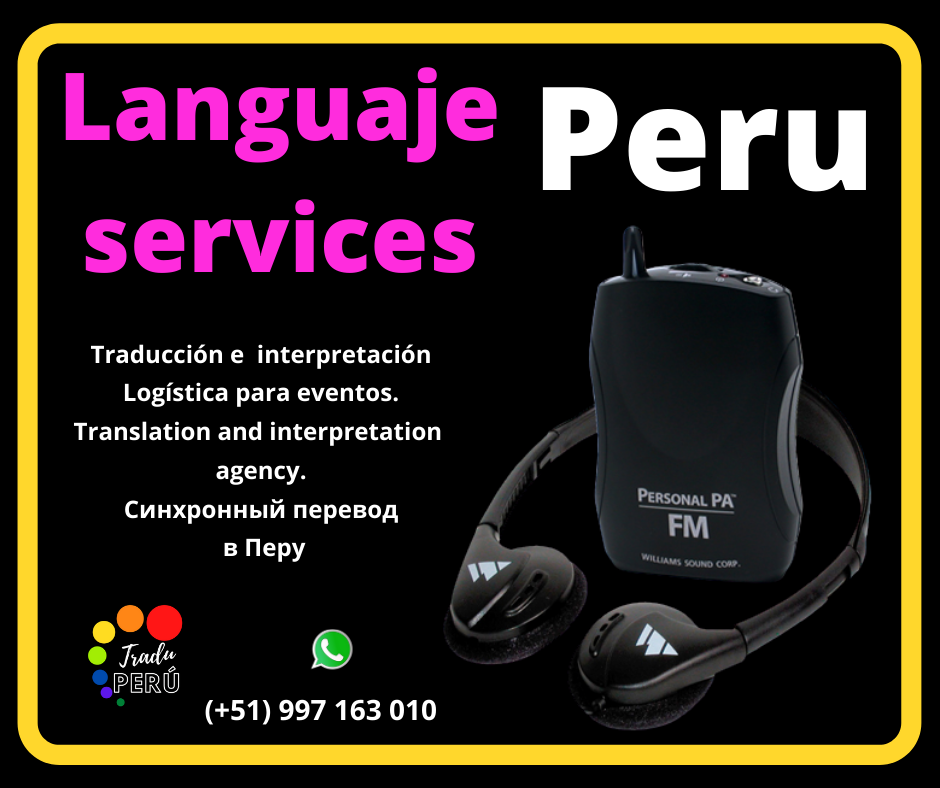 Alquiler equipos traducción Simultánea / TRADUPERU