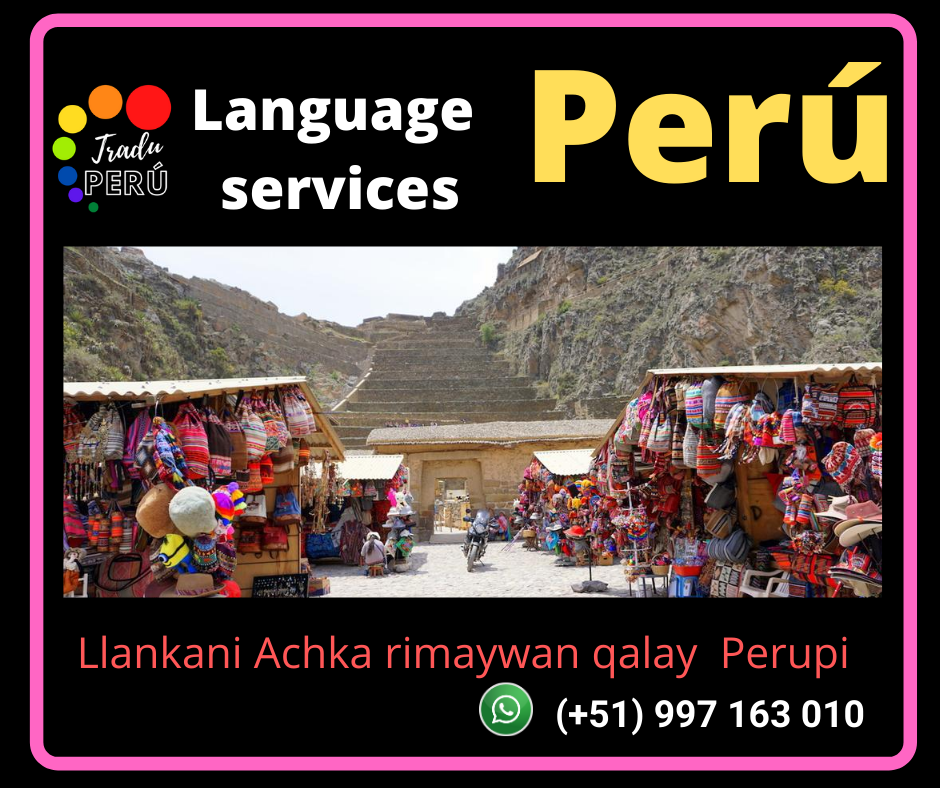 Traducción Inglés equipos Lima, Piura Cusco TRADU PERU
