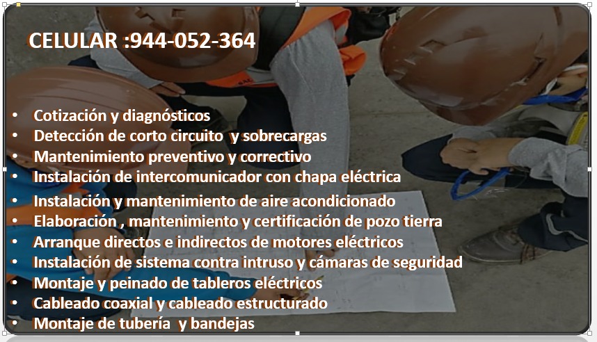 Electricista servicios generales