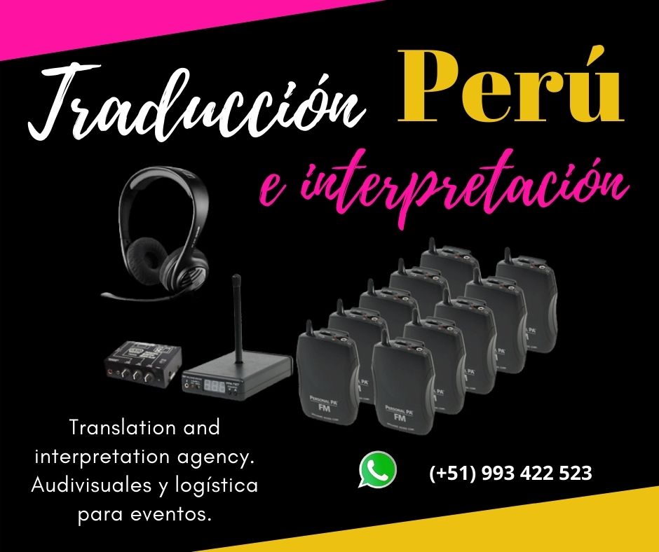 🥇 simultaneous interpretation in Perú ✅ 993422523