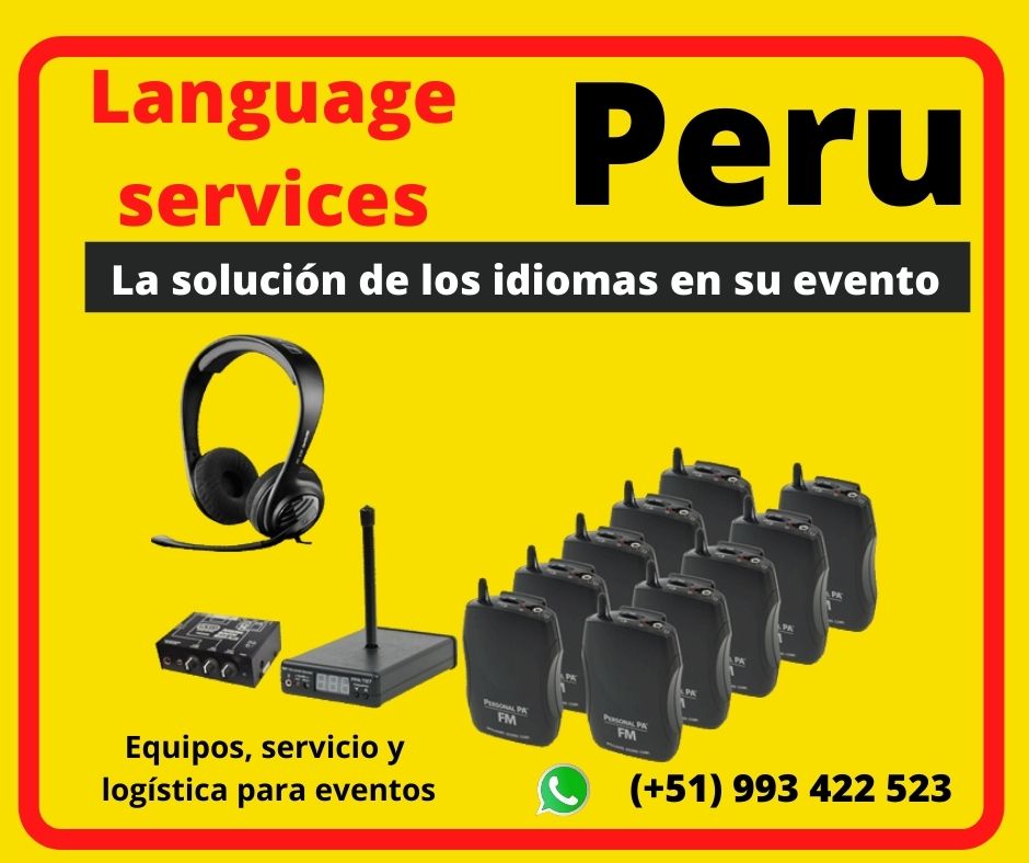 TRADUCCIÓN SIMULTÁNEA LIMA, PIURA ✅ C. (+51) 993422523