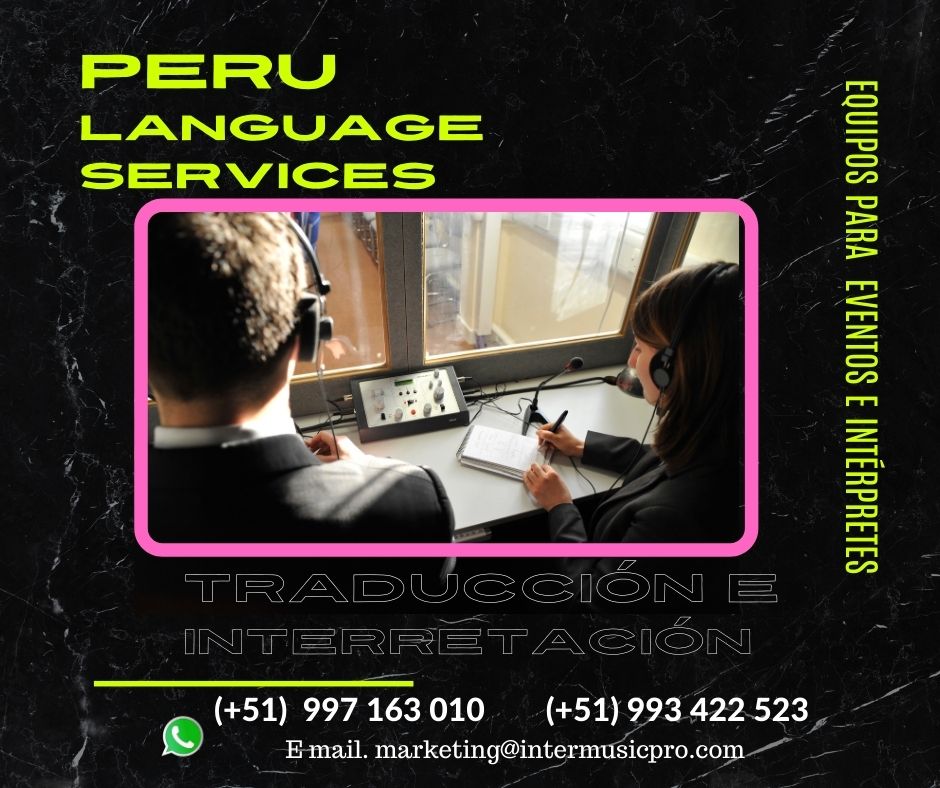 🥇Traducción / interpretación simultánea LIMA ✅ 997163010