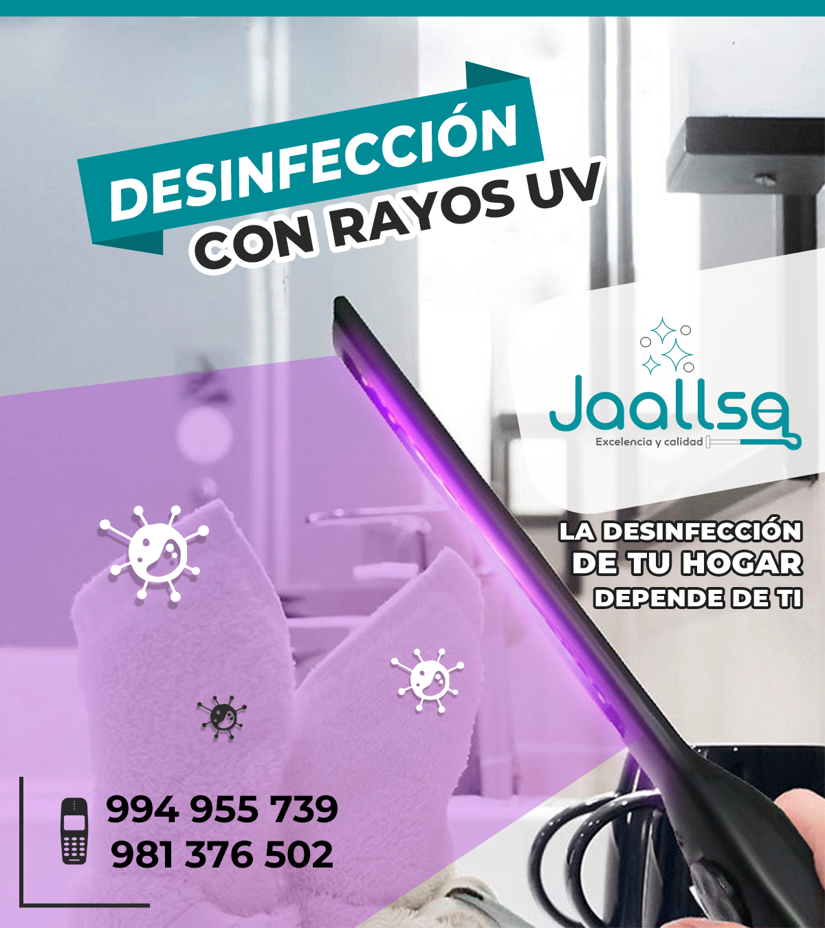 Jaallsa: Limpieza y Desinfección