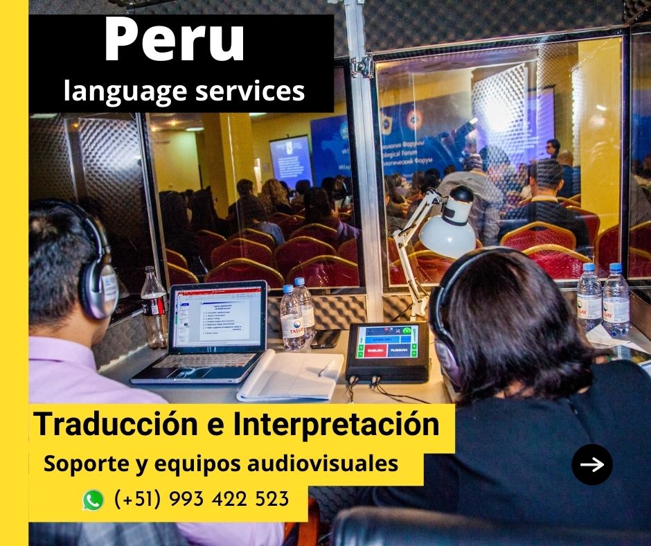 ✅ Equipos portátiles para traducción Lima C. 997163010