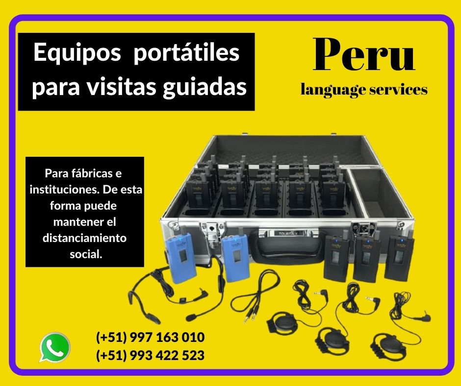 ✅ Equipos portátiles visitas guiadas TRUJILLO/ CHICLAYO