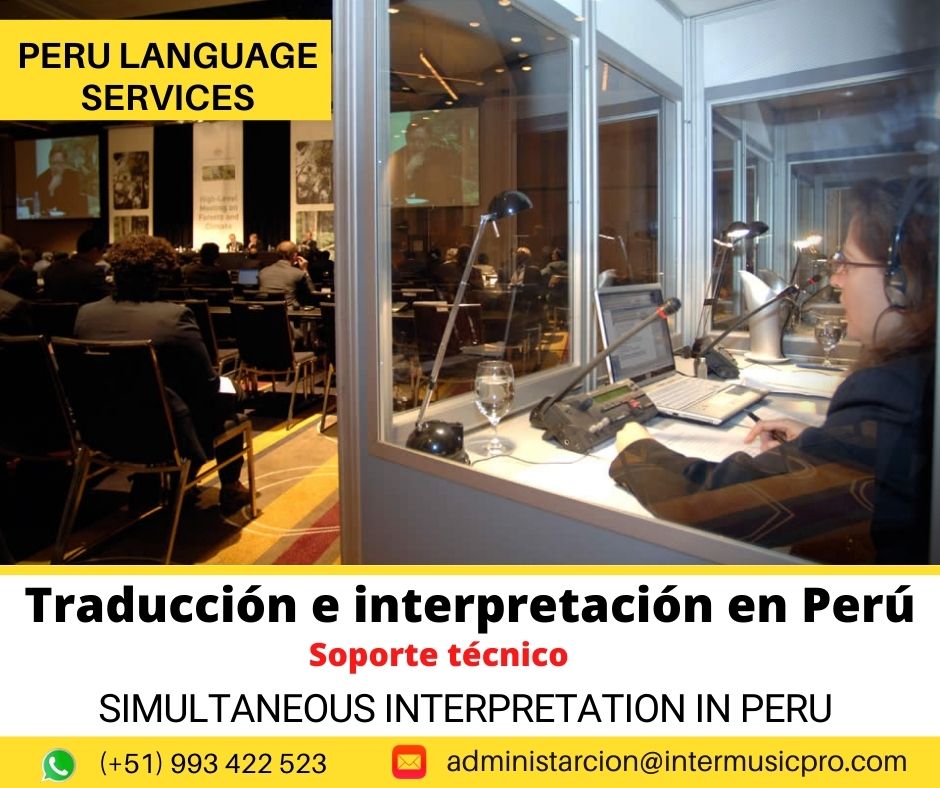 ✅ Traductor de idiomas para eventos LIMA/ PIURA / CUSCO