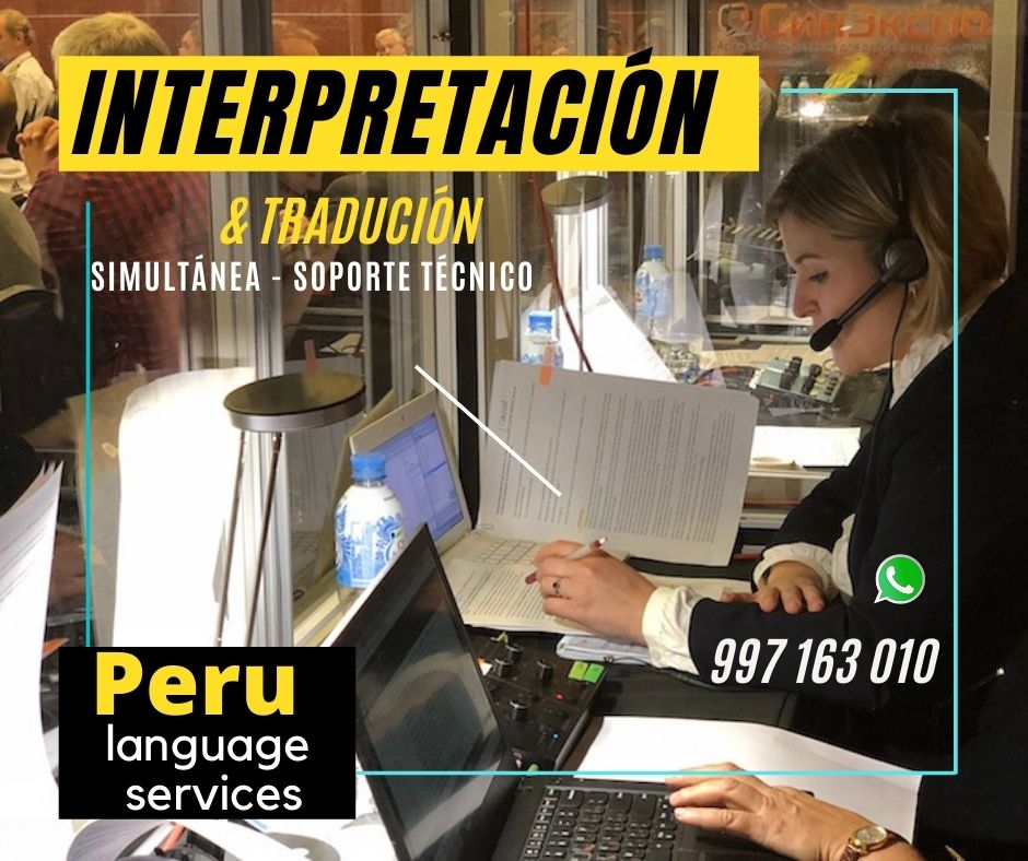 ✅ Traducción de idiomas en LIMA /CUSCO / PIURA inglés