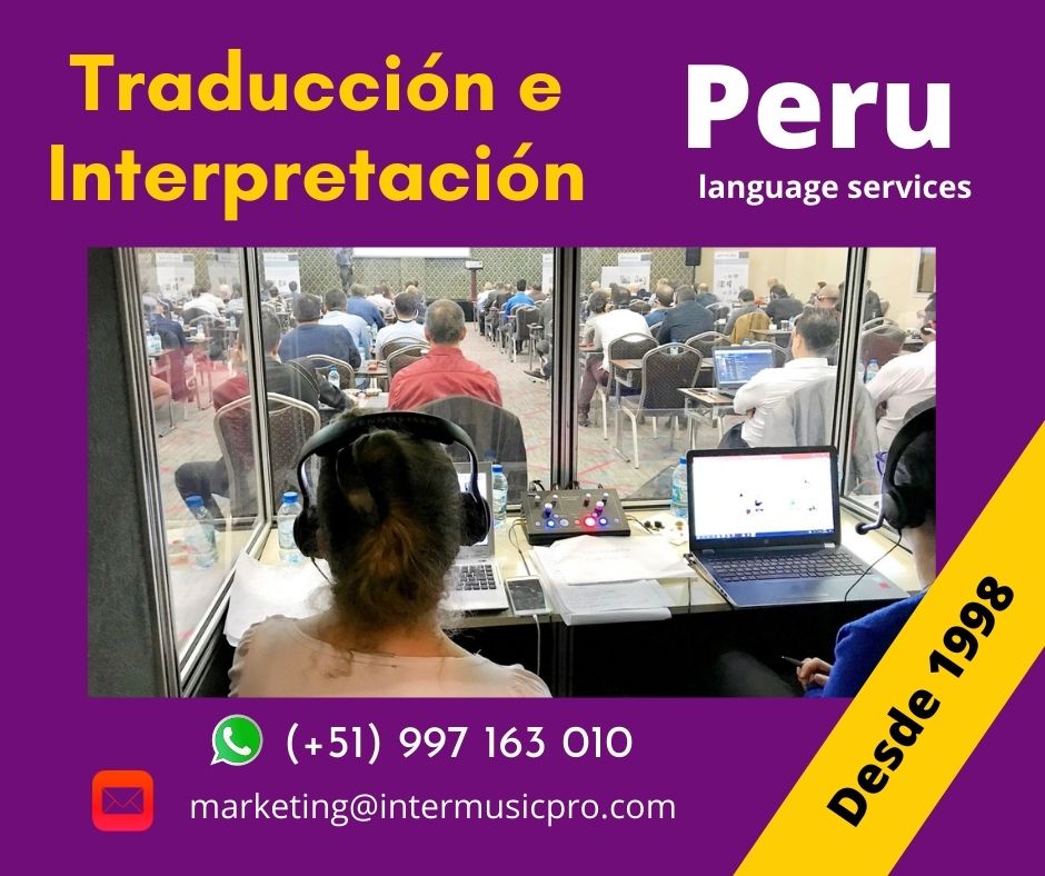✅ Traducción simultánea TUMBES, PIURA, Perú Ce. 997163010
