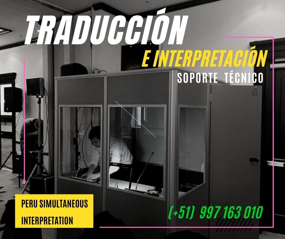 ✅ Traducción simultánea de idiomas en LIMA, CUSCO, PIURA