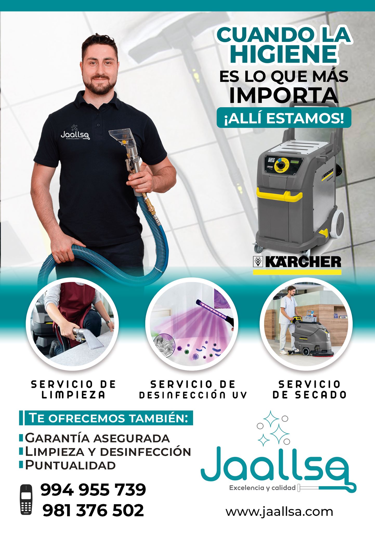 Jaallsa: Limpieza y Desinfección