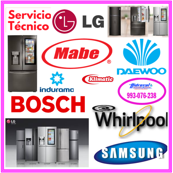 Reparaciones de refrigeradoras Lg