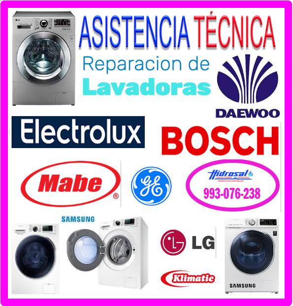 Reparaciones de lavadoras Electrolux 993076238
