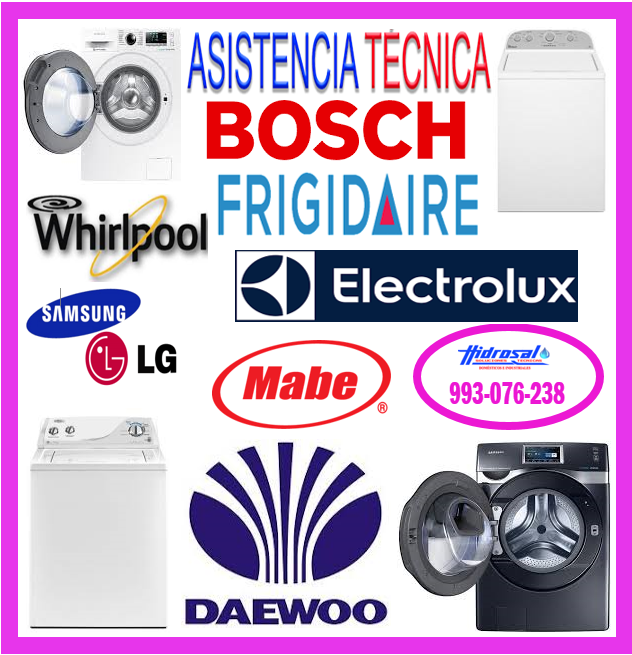 Servicio técnico de lavadoras Bosch