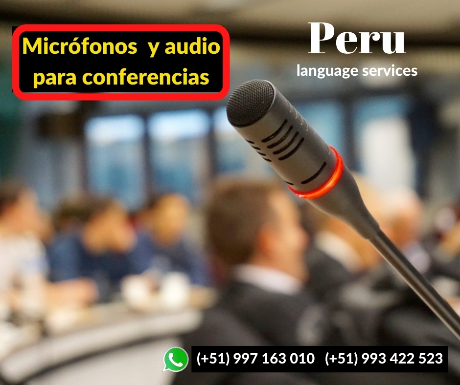 🥇 Alquiler micrófonos directorio, cuello ganso en LIMA ✅