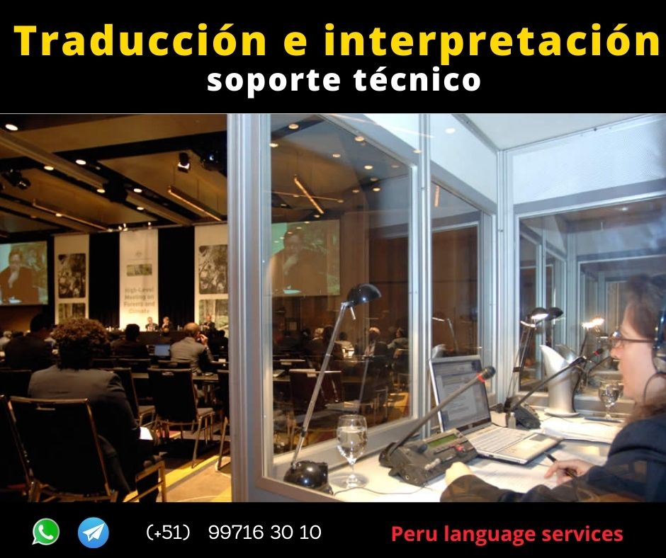 ✅ Equipos traducción eventos LIMA / Trujillo 997163010