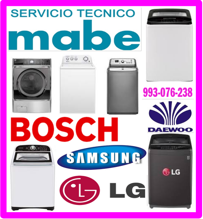 Técnicos de lavadoras Mabe y reparaciones
