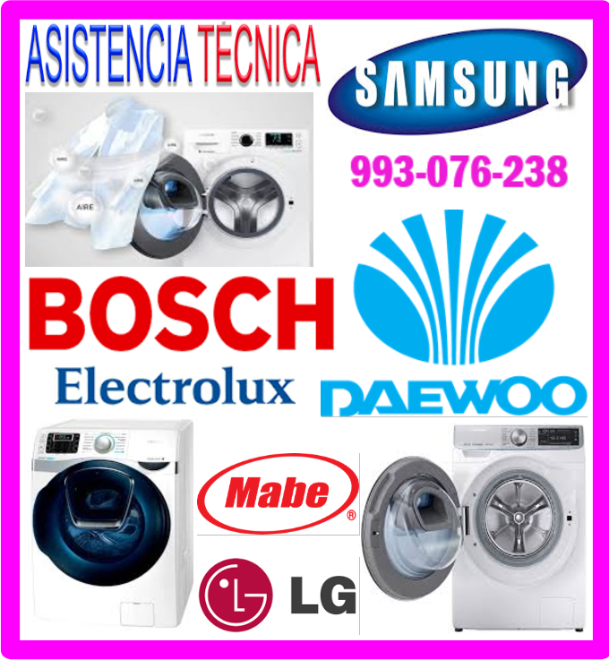 Reparaciones de lavadoras Samsung