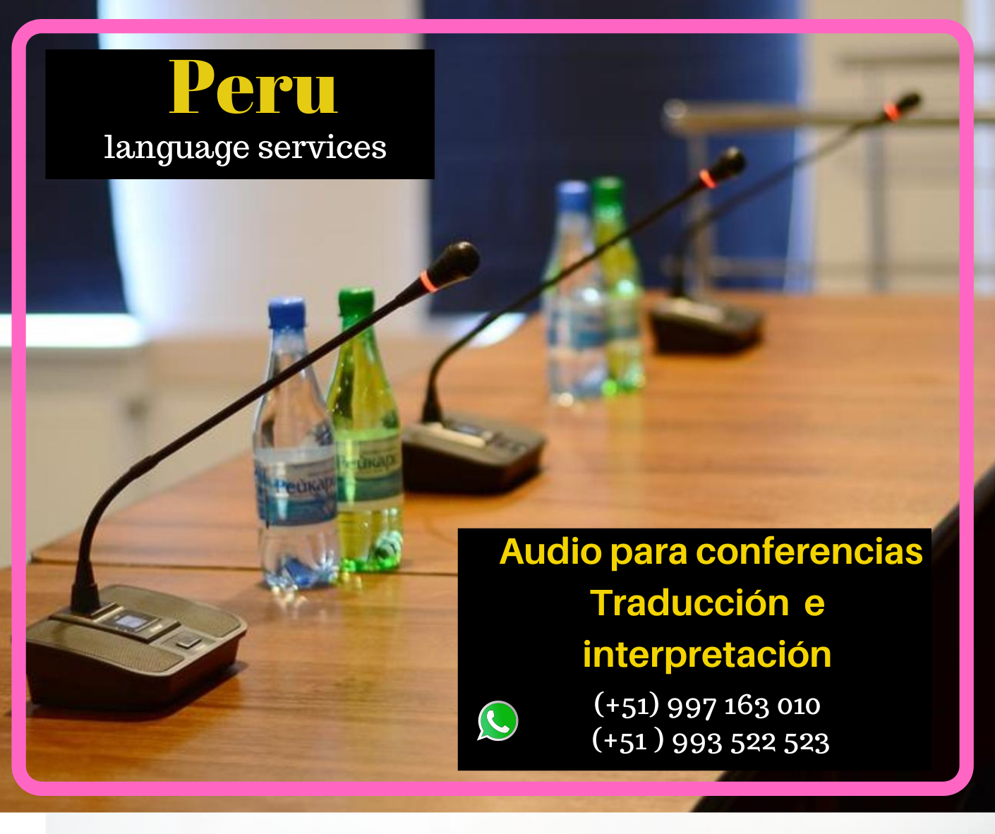 ✅ Servicio de Sonido para eventos en LIMA/C. 997360101