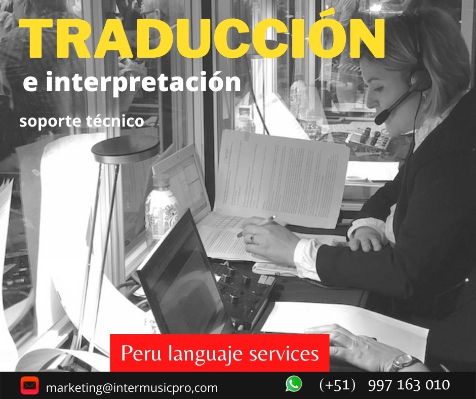 🥇 Traducción simultánea en Lima / ✅ 997163010