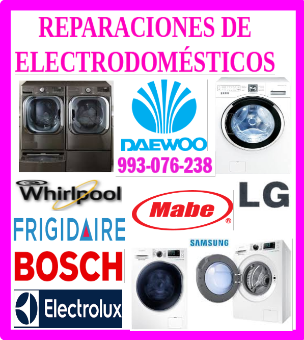 Reparaciones de lavadoras Whirlpool