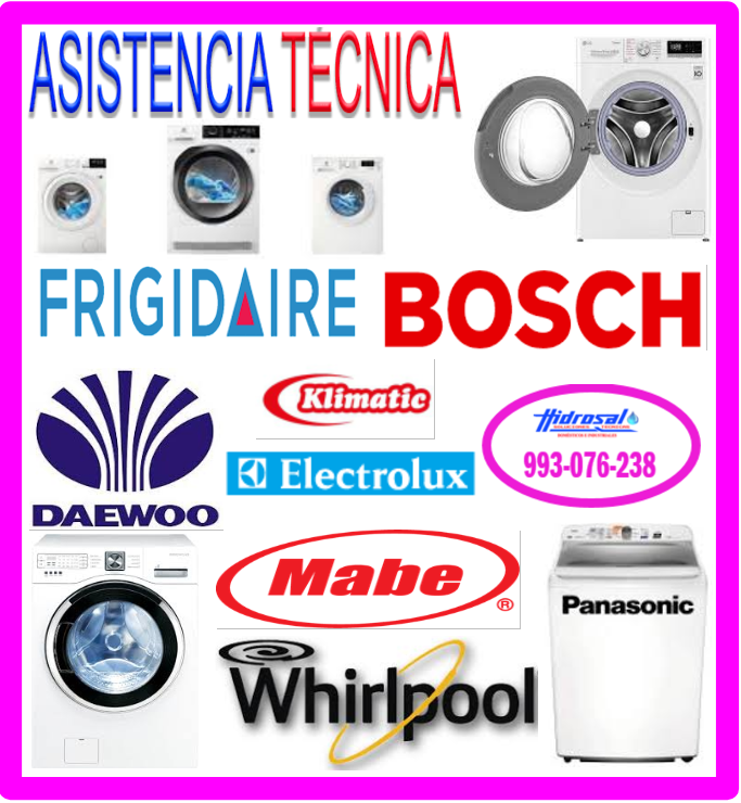 Reparaciones de lavadoras Frigidaire 993076238