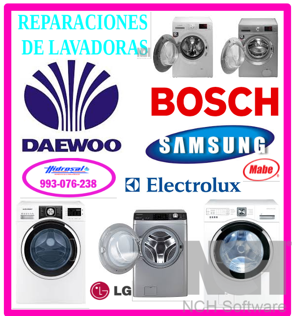 Reparaciones de lavadoras Daewoo
