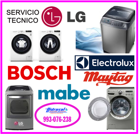 Servicio técnico de lavadoras Lg