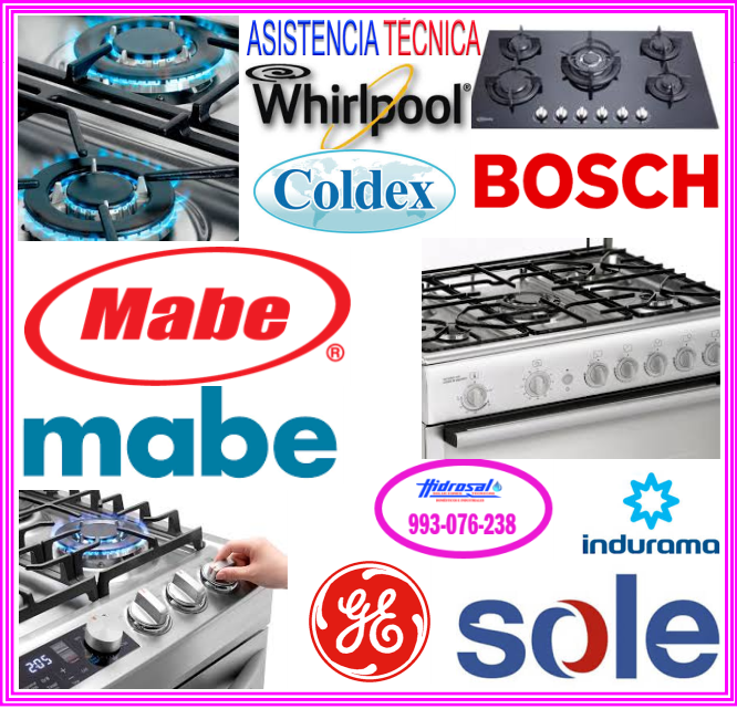Reparaciones de cocinas a gas Mabe
