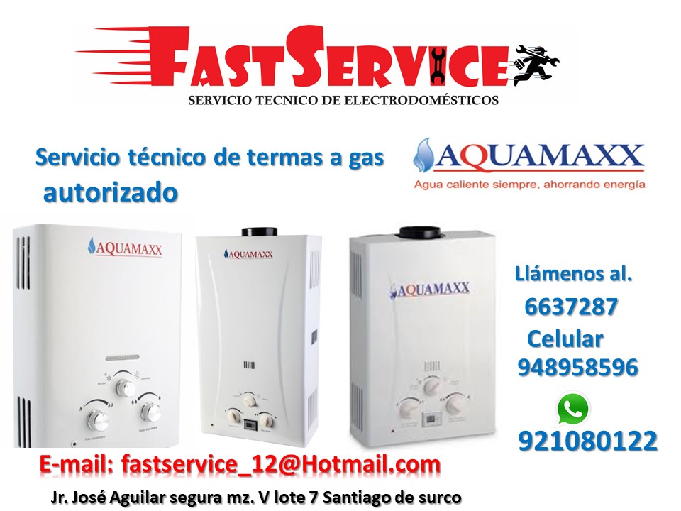 Servicio técnico de termas ACUMAXX reparación