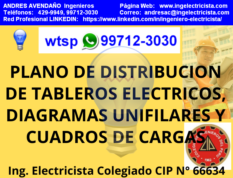 PLANOS DE DIAGRAMAS UNIFILARES DE TABLEROS ELÉCTRICOS
