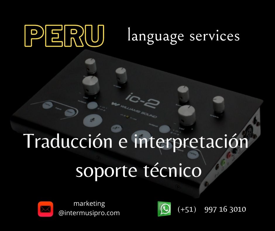 📌 Portátiles visitas guiadas traducción portátil LIMA