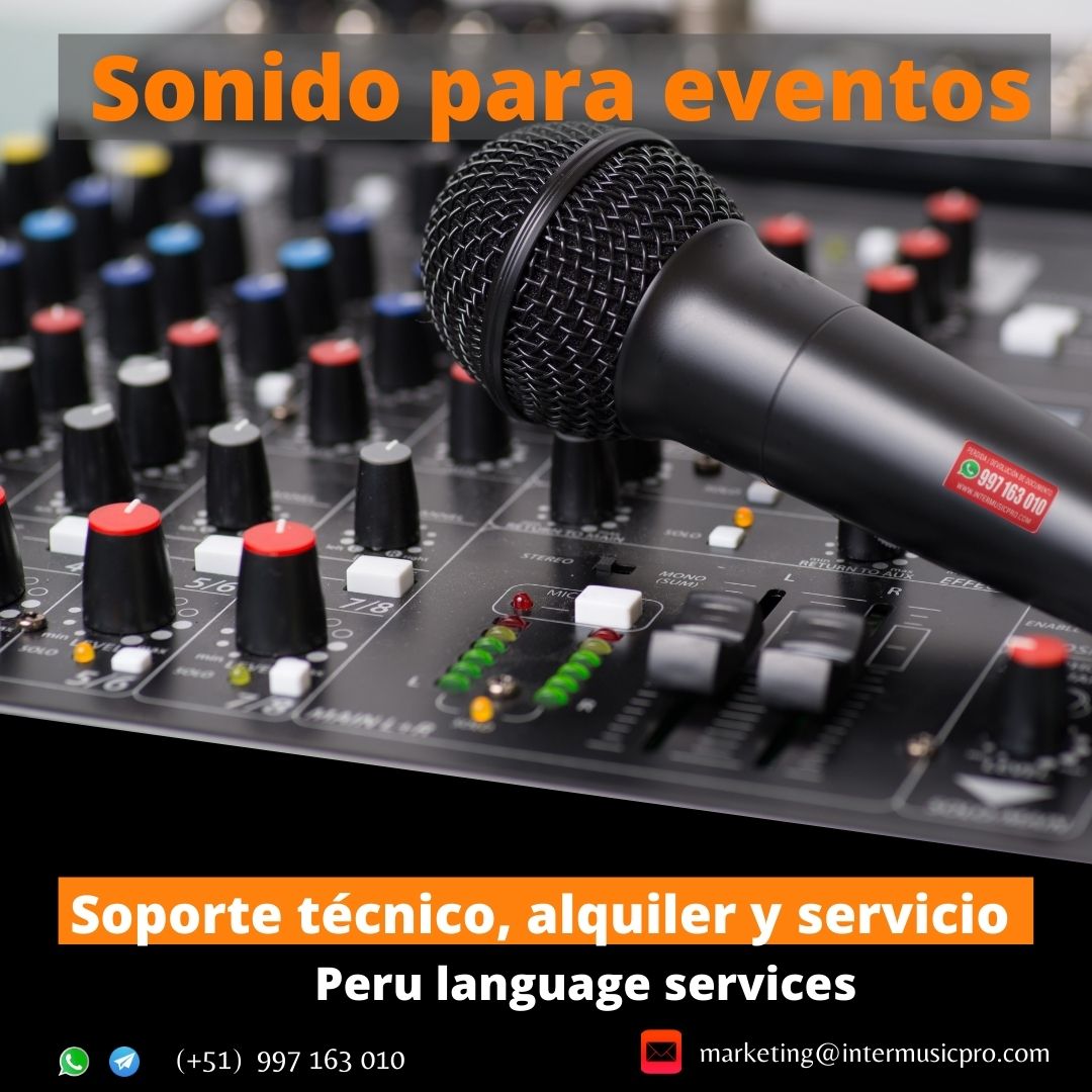 ✅ Equipos de sonido para eventos en LIMA / c. 997163010