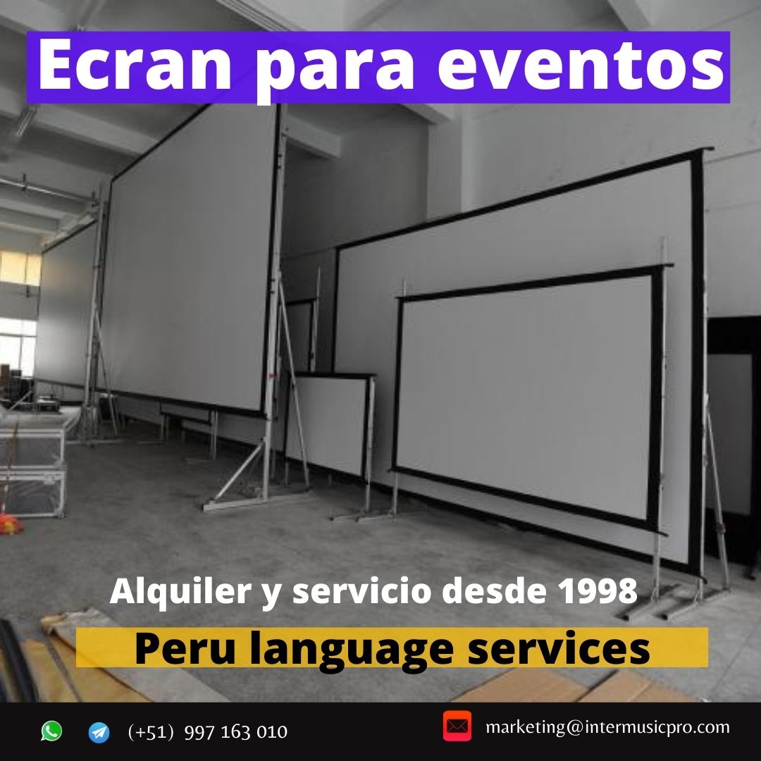 Alquiler ecran diversas medidas en LIMA Cel ✅ 997163010