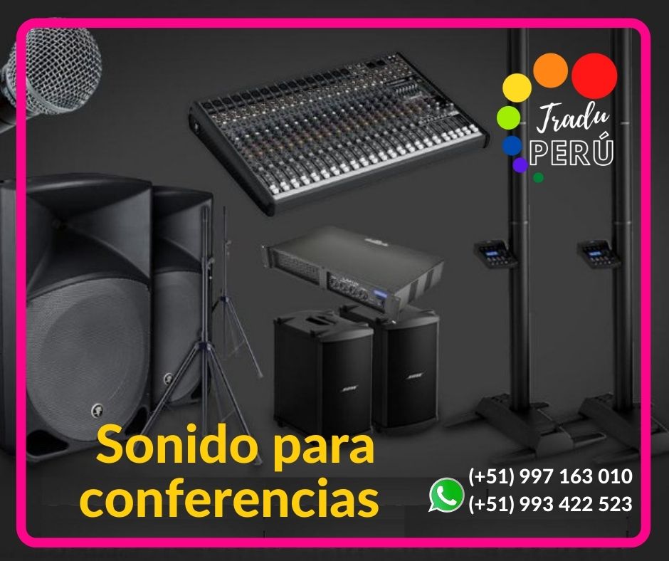 📌 Equipo de sonido para eventos en LIMA /C. 997163010