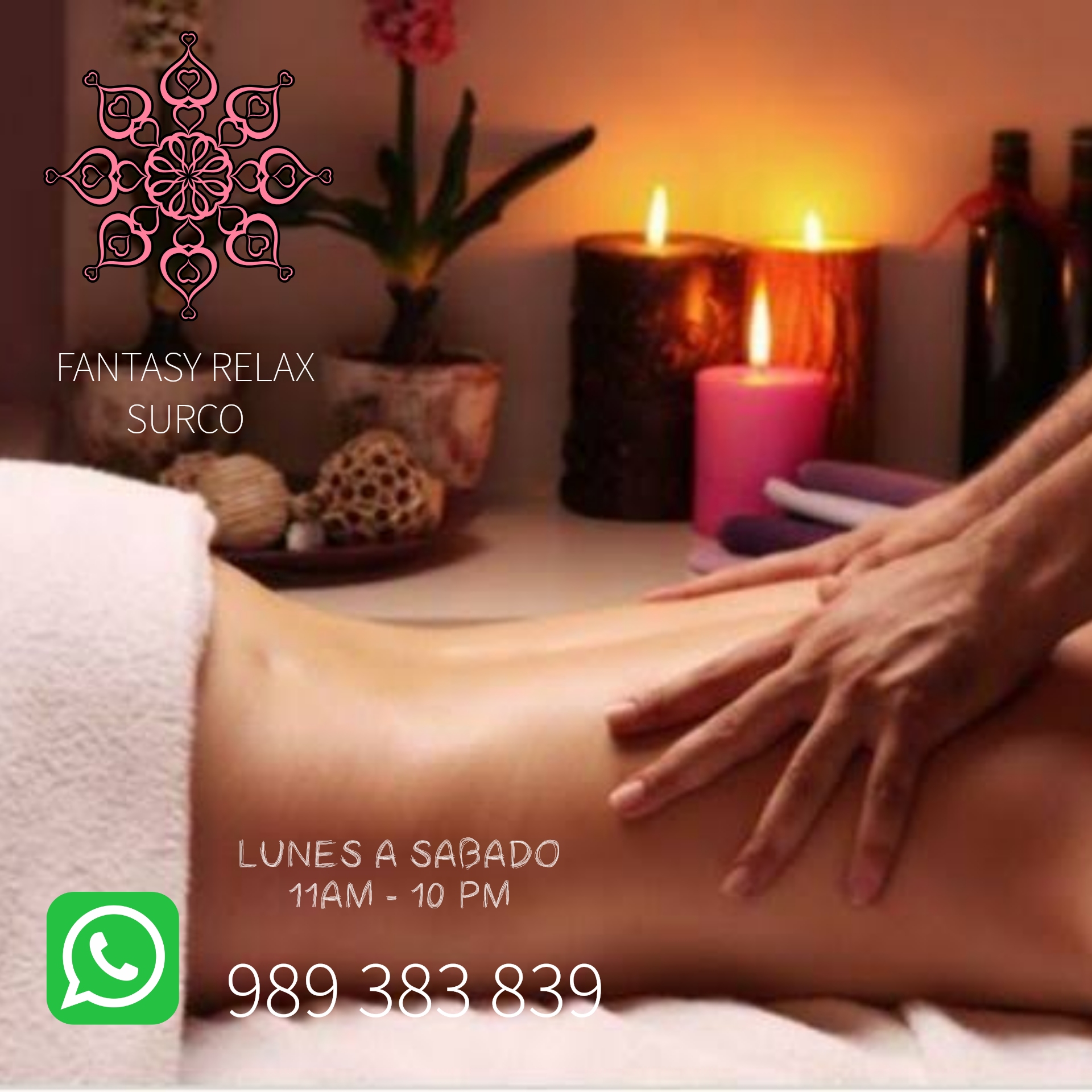 Masajes Relajantes Tantra Surco , Whasap 989 383 839