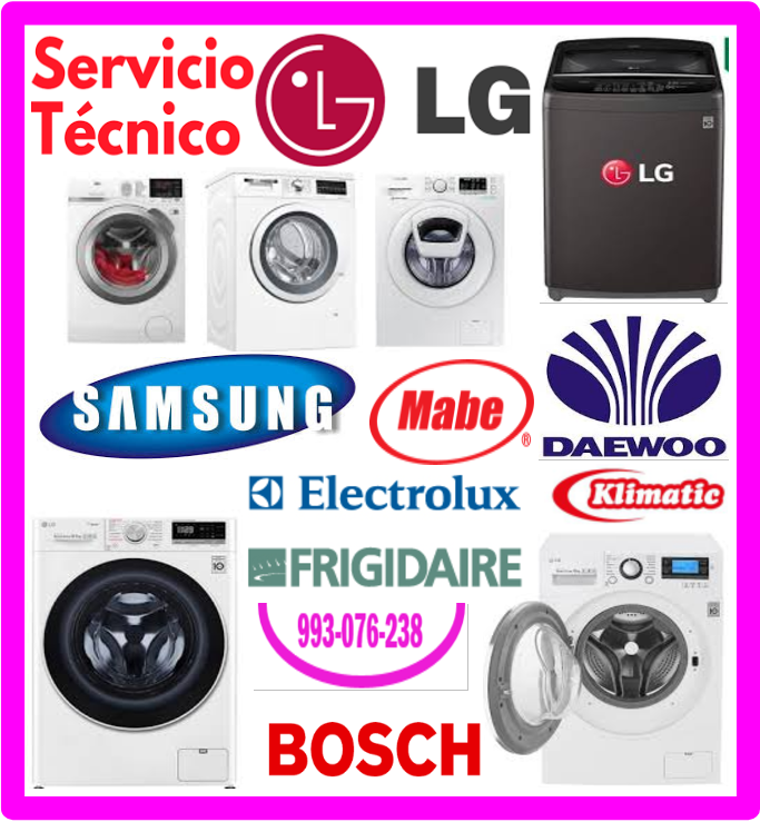 Servicio técnico de lavadora Lg