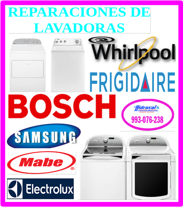 Reparaciones de lavadoras Whirlpool 993076238